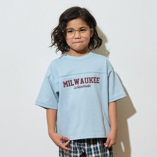 【正反兩穿OK!】【舒適天竺】字母印花T恤