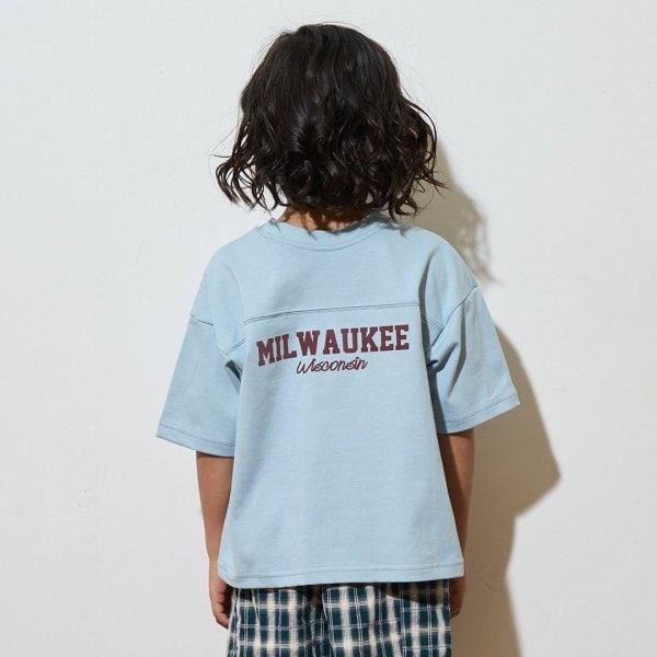 【正反兩穿OK!】【舒適天竺】字母印花T恤