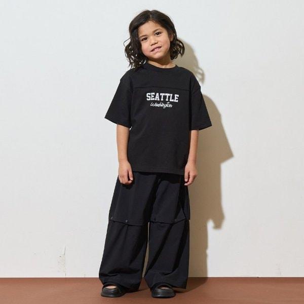 【正反兩穿OK!】【舒適天竺】字母印花T恤