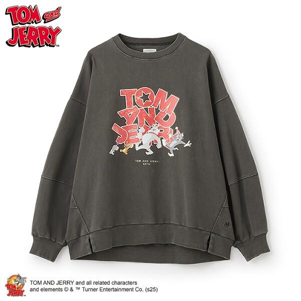 【AMI】【TOM AND JERRY】攝影印花套頭衫