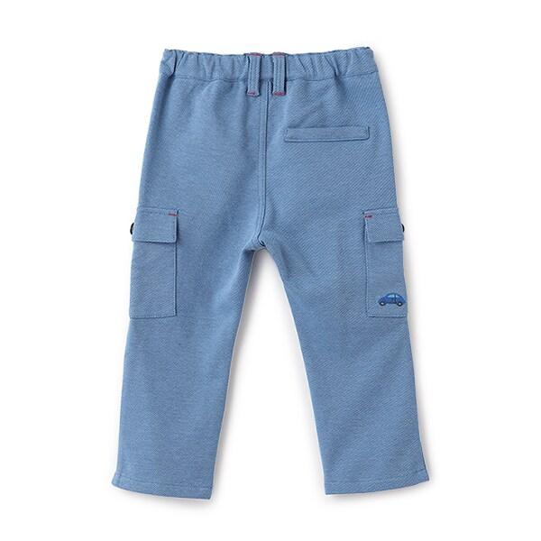 卡通針織斜紋工裝褲