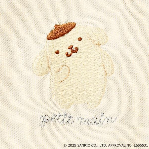 【三麗鷗】花朵網紗長袖T恤