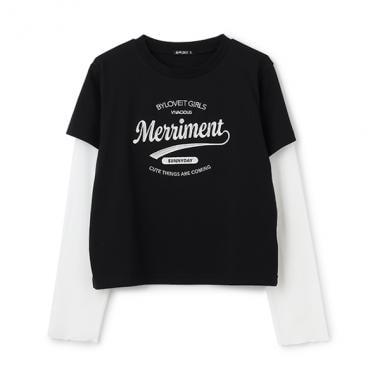 【Nico☆Petit登載】透視袖層疊風格T恤