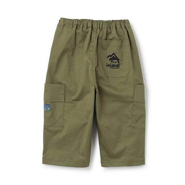 側邊口袋九分休閒褲