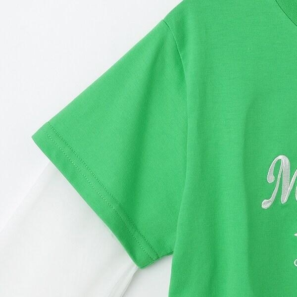 【Nico☆Petit登載】透視袖層疊風格T恤