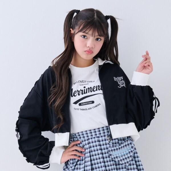 【Nico☆Petit登載】透視袖層疊風格T恤