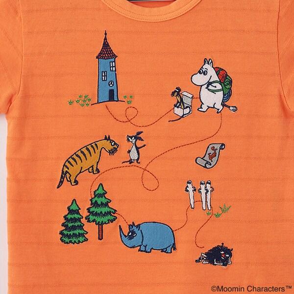 《姆明》/探險刺繡短袖T恤