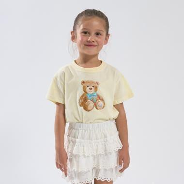 【軟棉】多款蝴蝶結圖案印花T恤