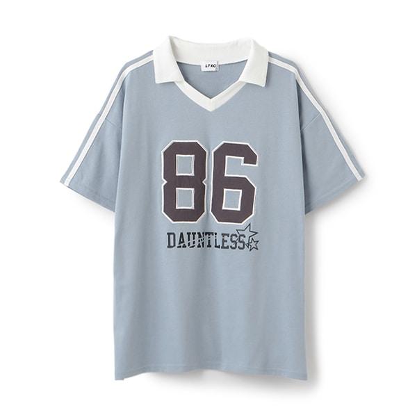 【LTXC】【吸水速幹/清爽】數字寬鬆T恤