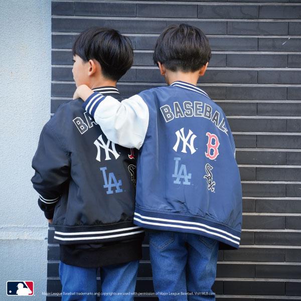 【MLB】徽章印花夾克