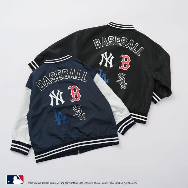 【MLB】徽章印花夾克