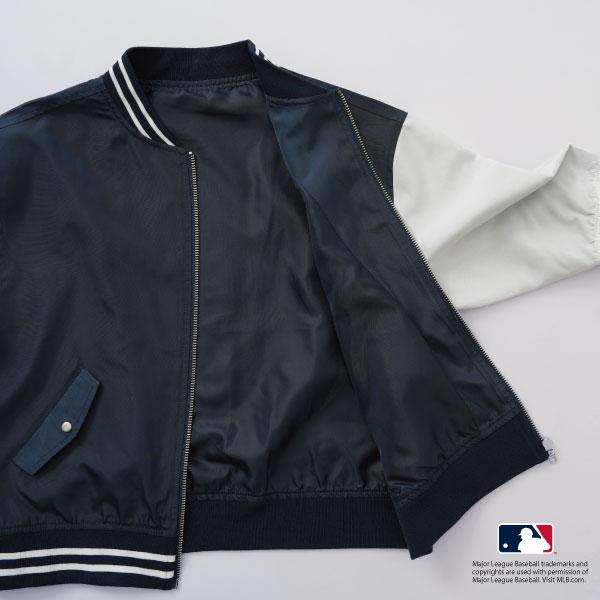 【MLB】徽章印花夾克
