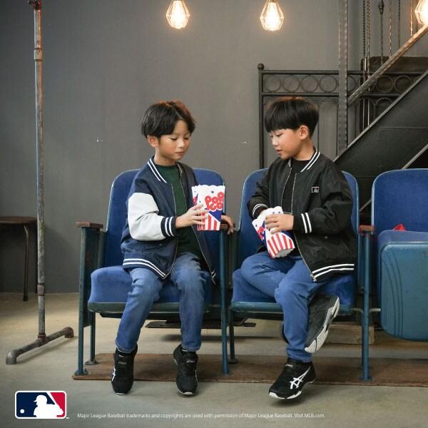 【MLB】徽章印花夾克