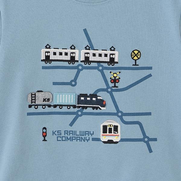 電車線路圖長袖T恤