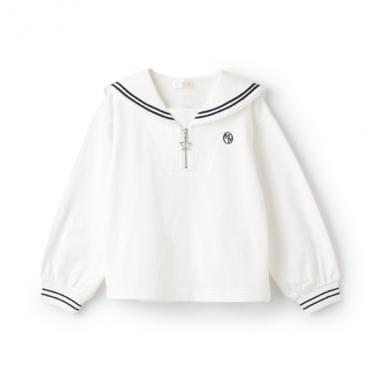 【人氣商品】【直營店無售】水手領拉鍊套頭衫