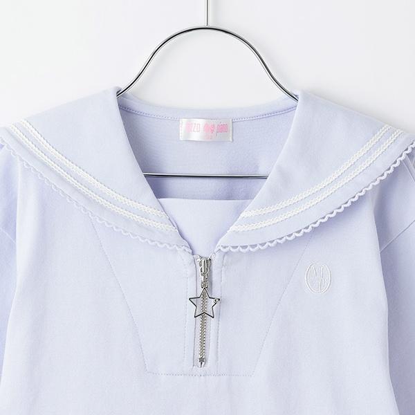 【人氣商品】【直營店無售】水手領拉鍊套頭衫