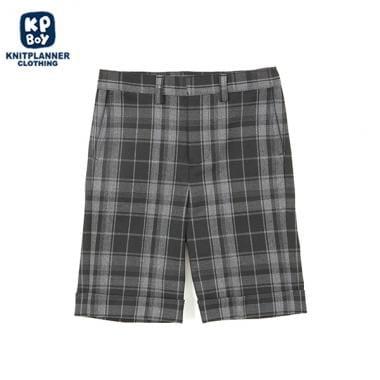 KPBOY格紋彈力中褲(110~130)