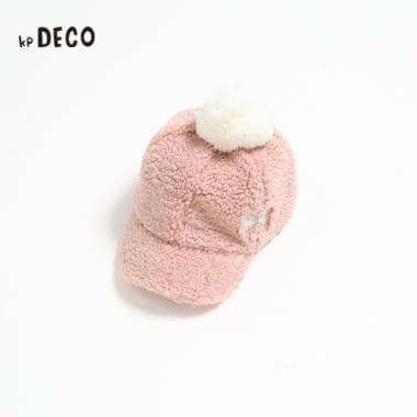 KPDECO 羊羔絨毛球裝飾棒球帽(M~L)