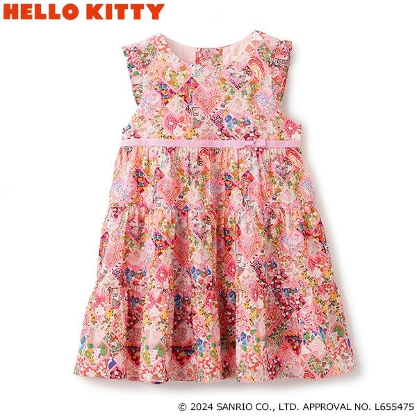 【《Hello Kitty》】拼布愛心連衣裙