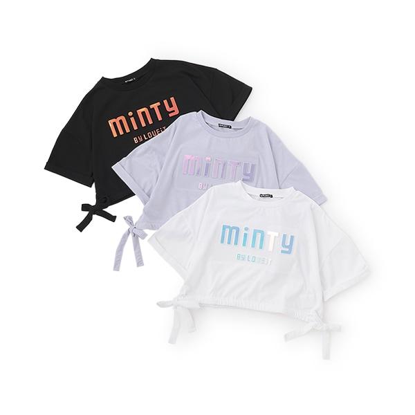 【Cuugal8月號掲載】【接觸冷感】壓紋抽繩T恤