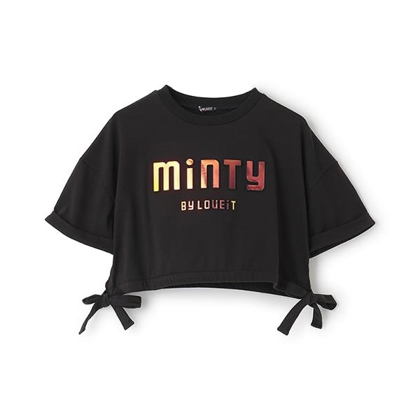 【Cuugal8月號掲載】【接觸冷感】壓紋抽繩T恤