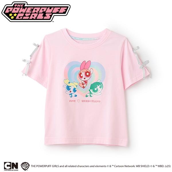 【The Powerpuff Girls】 袖部蝴蝶結T恤