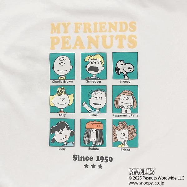 【《PEANUTS》】【接觸冷感】學院風T恤