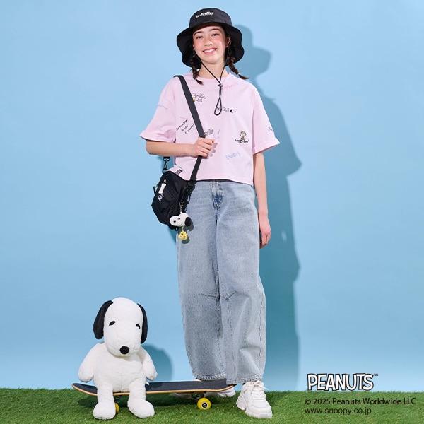 【《PEANUTS》】【接觸冷感】塗鴉T恤