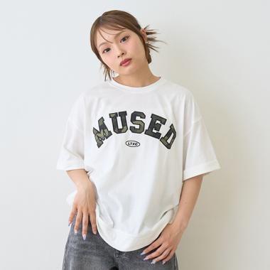 【LTXC】【吸水速幹/清爽】圖案立體字母T恤