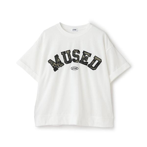 【LTXC】【吸水速幹/清爽】圖案立體字母T恤