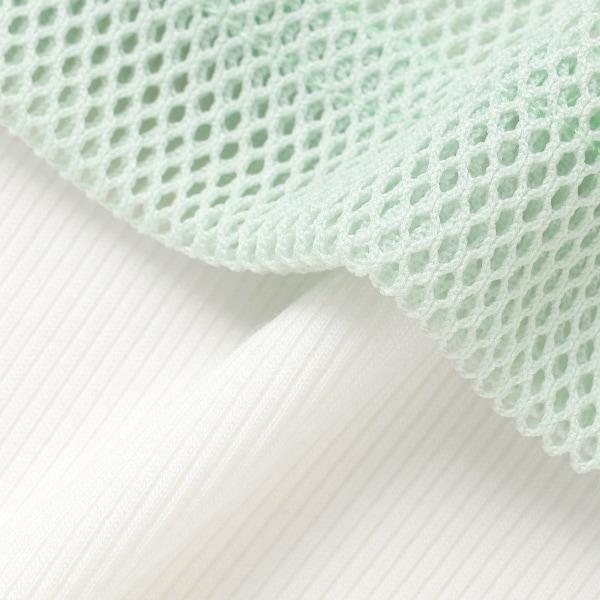 蝴蝶結網眼T恤套裝