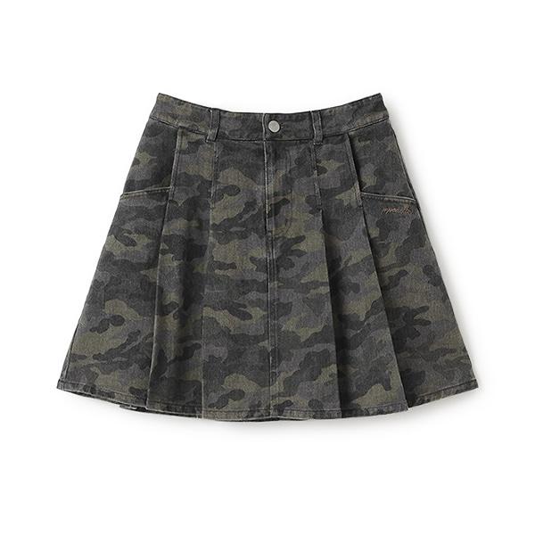 百褶裙×安全褲套裝