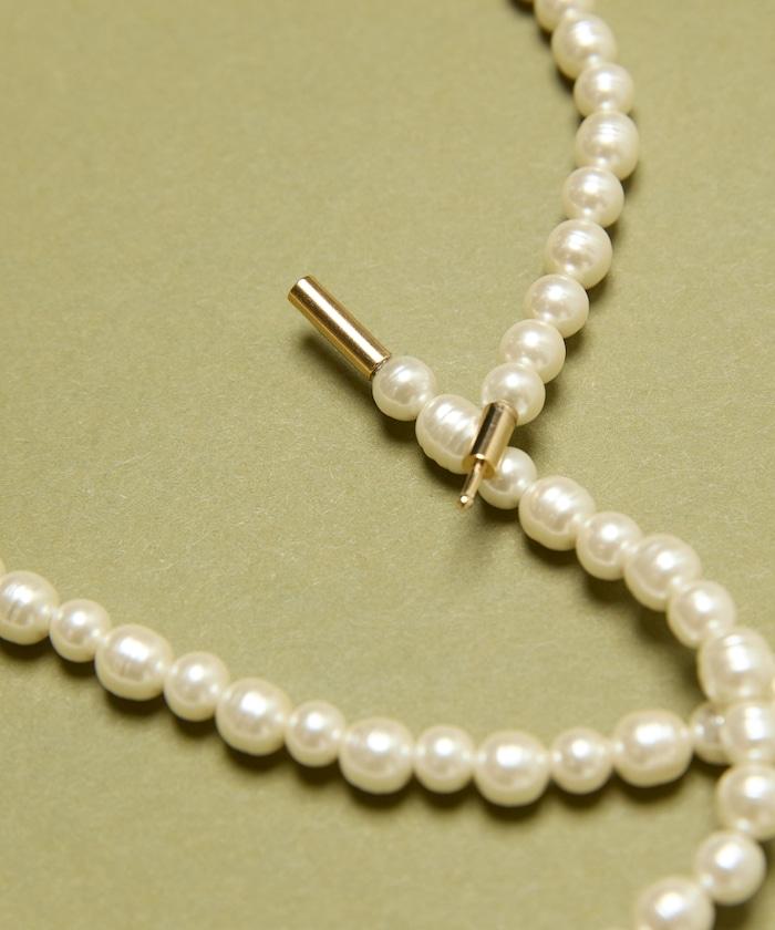 玻璃 手工 編織 珍珠 長 頸鍊 140厘米