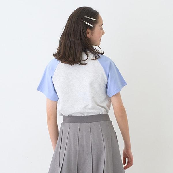 【Nico☆Petit登載】【防汙處理】插肩袖T恤