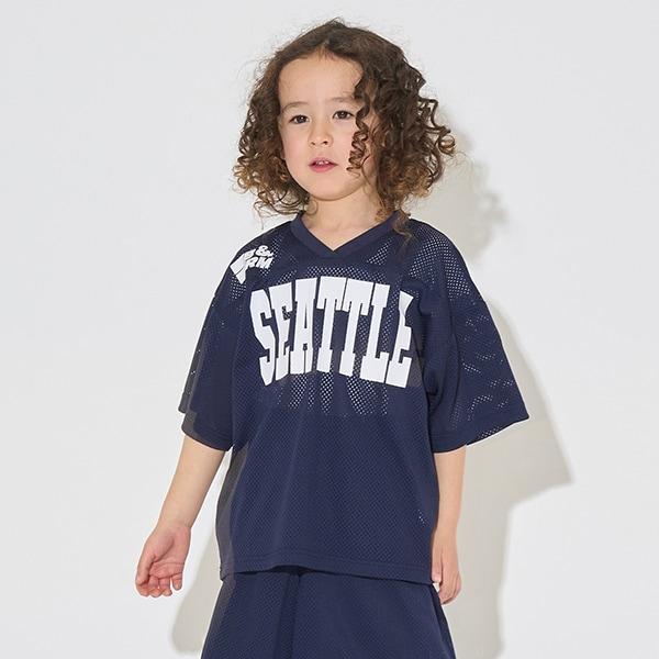 【可成套搭配】V領網眼上衣