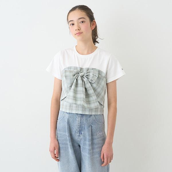 【Nico☆Petit刊載】蝴蝶結吊帶背心T恤