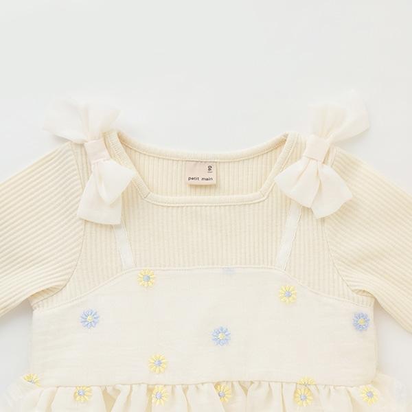 花卉刺繡連衣裙(兒童)