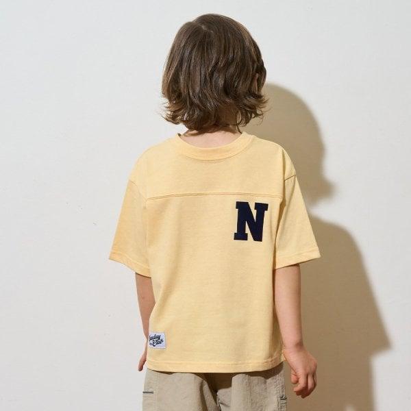 【正反兩穿OK!】【舒適天竺】字母印花T恤