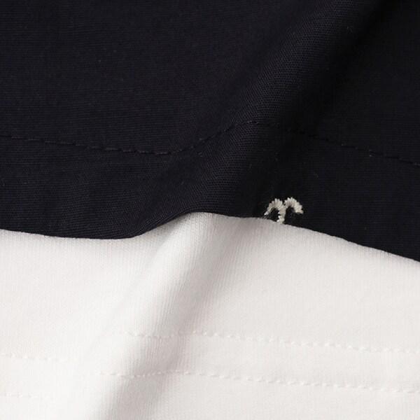 鯨魚刺繡背心疊穿長袖T恤