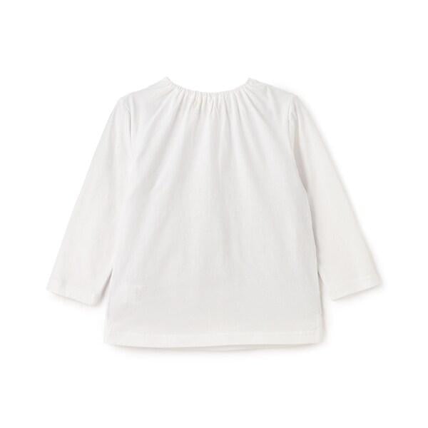 鯨魚刺繡背心疊穿長袖T恤