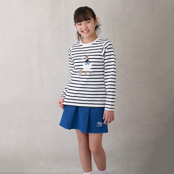 花卉刺繡裙褲(青少年款)