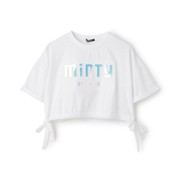 【Cuugal8月號掲載】【接觸冷感】壓紋抽繩T恤