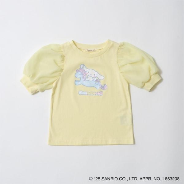 【三麗歐】【軟棉】大耳狗Aurora亮片印花泡泡袖T恤