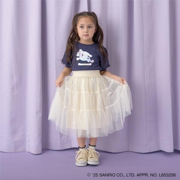 【三麗歐】【軟棉】大耳狗Aurora亮片印花泡泡袖T恤