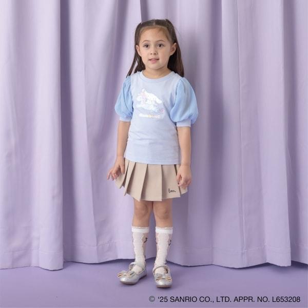 【三麗歐】【軟棉】大耳狗Aurora亮片印花泡泡袖T恤