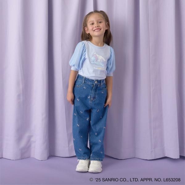 【三麗歐】【軟棉】大耳狗Aurora亮片印花泡泡袖T恤