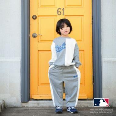 【MLB】拼接寬鬆衛衣