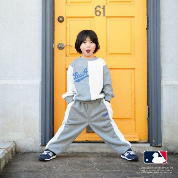 【MLB】拼接寬鬆衛衣