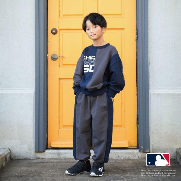 【MLB】拼接寬鬆衛衣