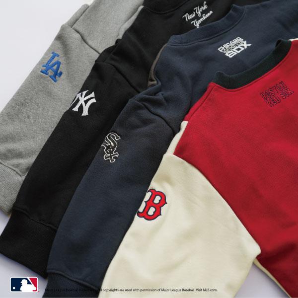 【MLB】拼接寬鬆衛衣